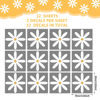 Picture of 12 Sheets Daisy Wall Decals Flower Wall Stickers Large Daisy Wall Stickers Daisy Decals for Wall Peel and Stick for Nursery Kids Girls Bedroom Living Room Wall Decor(Fresh Style)