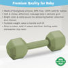Picture of Baby Dumbbell Toy - Silicone Infant Rattle Teething Toy Teether Toddler Sensory Toy Durable Safe Exercises Workout Weight - Great Gift for Girls and Boys (1pcs - Green)