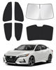 Picture of Canvcle Sunshade for 2020-2024 2025 Nissan Sentra Windshield Sun Shade Side Rear Window Shade Cover Sun Visor Shield Privacy Protection Keep Vehicle Cool Black 6PCS