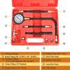 Picture of BETOOLL Fuel Pressure Test Kit - Fuel Pressure Gauge - 0-100PSI Fuel Injection Pump Pressure Tester Gauge Kit for Car, Motorcycle, Truck, RV, SUV, ATV