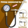 Picture of BETOOLL Fuel Pressure Test Kit - Fuel Pressure Gauge - 0-100PSI Fuel Injection Pump Pressure Tester Gauge Kit for Car, Motorcycle, Truck, RV, SUV, ATV