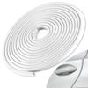 Picture of SINGARO 16.4Ft (5M) Car Door Edge Guard, No Glue Car Door Entry Guard Protective Strip, Rubber Edge Trim Car Door Protector, Applicable to Car, Truck, SUV and ATV, Car Exterior Accessories（White）