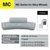 Picture of CKAuto MC-Series Coated 3.00oz Lead Clip on Wheel Weights, 20Pcs/Box