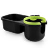 Picture of Accmor 2 in 1 Stroller Tray, Stroller Cup Holder Snack Tray, Non-Slip Grip Clip Stroller Accessory Stroller Tray Compatible with Uppababy, Nuna, Doona Strollers, Green