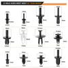 Picture of GOOACC 380Pcs Car Automotive Plastic, Metal, Nylon Push Pin Rivet with Fastener Remover Trim Clip Panel Body Interior Assortment Retainer Assortment Clips, (GRC-97),Black