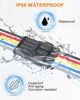 Picture of NAOEVO 5 Pin Connector Waterproof，16 AWG 5 Wire Connectors, Automotive Electrical Connectors Male And Female Way With Heat Shrink Tubing For Car Truck Boat Wire Connection, 6 Kits