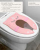 Picture of Hippypotamus Travel Potty Seat for Toddler - Folding Potty Training Seat - Portable Toilet Seat Cover for Baby & Kids (PINK Unicorn)