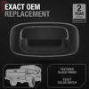 Picture of Tailgate Handle Bezel Trim - Compatible with 1999-2007 Chevrolet Silverado 1500, Silverado 2500, 01-07 Silverado 3500; 99-07 GMC Sierra 1500, Sierra 2500, 01-07 Sierra 3500 - Black - OEM 15228539
