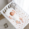 Picture of PHF 3 Pack Soft Mini Crib Sheets, Rainbow Silky Pack N Play Sheets for Baby Boys Girls, Universal Fit for Pack N Play, Playard, Portable and Mini Crib Mattresses, Rainbow