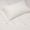 Picture of Amazon Basics Kid's Soft Easy-Wash Lightweight Microfiber 3-Piece Sheet Set, Toddler, Multi Color, Starry Stars