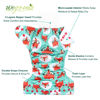 Picture of wegreeco Cloth Diapers 6 Pack with 6 Inserts, Washable Cloth Diapers for Babies, One Size Adjustable Reusable Diapers Baby (Girl Prints + 1 Wet Bag)