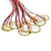 Picture of TIMESETL 15pcs Piezo Pickup 27mm Piezo Amplifiers Discs with 13" Leads for Acoustic Guitar Drum