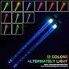 Picture of Hami Light Up Drumsticks,Rechargeable 15 Color Changing With Storage Bag,Glow in the Dark Drumsticks,Drummer Gifts,Glow Plastic Drum Sticks for Adults,Personalized Drum Sticks (2pcs/Pack)