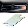 Picture of LivTee 20 Pieces Car Air Conditioner Decoration Strip for Vent Outlet, Universal Waterproof Bendable Air Vent Outlet Trim Decoration, Car Interior Accessories (Shiny Silver)