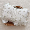 Picture of BuLuTu Muslin Toddler Pillowcase for Toddler Bed, Soft Breathable Baby Pillow Cover 28"x18", Animal Gray Bunny Toddler Pillow Case for Girls Boys Kids 1 2 3 4 5 6 Year Old, Envelope Closure