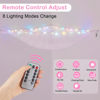 Picture of Basumee Stuffed Animals Net or Hammock with LED Light Hanging Toy Net Hammock for Stuffed Animals Storage Stuff Animals Hammocks for Nursery Kids Room with Remote Control, 8 Kinds of Lights(Pack of 1)