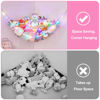 Picture of Basumee Stuffed Animals Net or Hammock with LED Light Hanging Toy Net Hammock for Stuffed Animals Storage Stuff Animals Hammocks for Nursery Kids Room with Remote Control, 8 Kinds of Lights(Pack of 1)