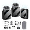 Picture of Dual Mini Wireless Microphone USB C & Lightning for iPhone, Android Phone,Laptop,Noise Canceling Tiny Lavalier Microphone for Video Recording,TikTok,Plug-Play Lav Clip Mic.(10-Hr Battery Life)