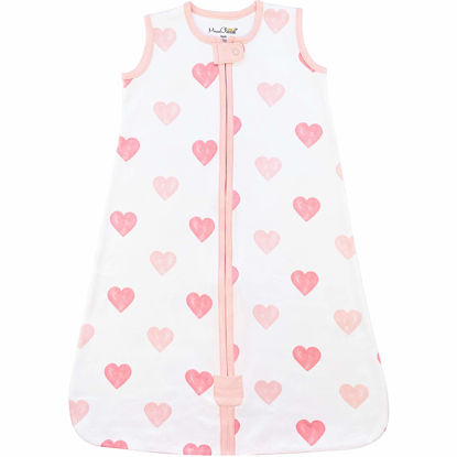 Picture of Baby Sleep Sack 1.0 TOG, Organic Cotton Baby Wearable Blanket with Two-Way Zipper, Swaddle Transition Baby Sleeping Bag, All-Season Sleep Sack for Newborn Infant Toddler Boy Girl, 0-6 Months, 1-Pack
