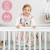 Picture of BSTOPPT 3 Pack Baby Sleep Sack 18-24 Months 100% Rayon Cotton Baby Sleeping Bag 2-Way Zipper Toddler Wearable Blankets Comfy Stretchy Lightweight TOG 0.3 （Heart&Pink&Floral）
