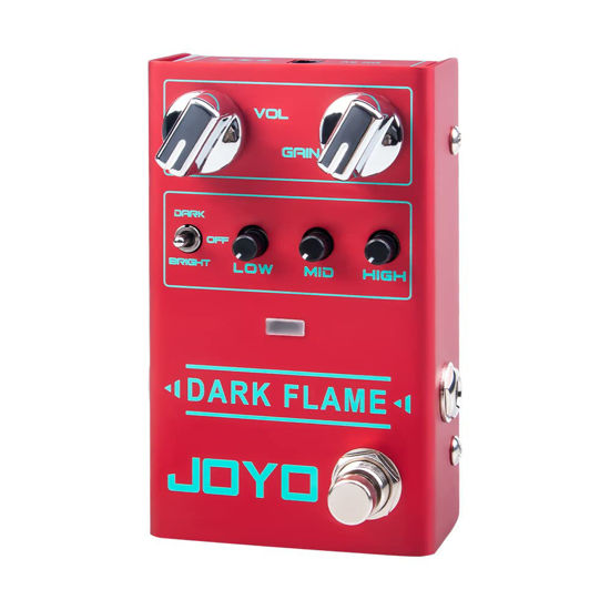 Picture of JOYO Modern Metal High Gain Distortion Guitar Effect Pedal with Different Tone Styles for Electric Guitar - True Bypass (Dark Flame R-17)
