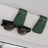 Picture of Sotfamily Sunglass Holder for Car, Suede Cloth Magnetic Sunglasses Clip for Car Visor, Glasses Holder Clip for Car, 2 Packs, Grass Green