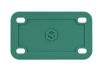 Picture of Rightcar Solutions Motorcycle Silicone License Plate Frames | The Original Premium Grade Silicone Bike Plate Frame | Rust Proof, Rattle Proof, Weather Proof License Plate Holder (Green)