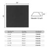 Picture of 12 Pack Acoustic Panels, 12 x 12 x 0.4 Inches Sound Panel with Double Side Tape, High Density Sound Proof Foam Panels, Soundproof Wall Panels, Soundproofing Panels for Echoes Absorption