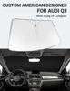 Picture of Proadsy 2024 Upgrade Windshield Sun Shade Custom Fit 2013-2018 Audi Q3 Foldable Front Sunshade Protector Sun Visor Blocks UV Rays Keep Car Cooler