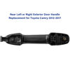 Picture of Lcyolada Exterior Door Handle Rear Left Driver or Right Passenger for 2012-2017 Toyota Camry,Smooth Black
