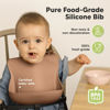 Picture of KeaBabies 2-Pack Silicone Bibs For Babies, Silicone Baby Bibs for Eating, Food-Grade Pure Silicone Bib, Toddler Bibs, Waterproof Bibs, Feeding Bibs, Silicon Bibs for Toddlers, Boys, Girls (Dusk)