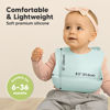 Picture of KeaBabies 2-Pack Silicone Bibs For Babies, Silicone Baby Bibs for Eating, Food-Grade Pure Silicone Bib, Toddler Bibs, Waterproof Bibs, Feeding Bibs, Silicon Bibs for Toddlers, Boys, Girls (Amaze)