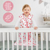 Picture of BSTOPPT 3 Pack Baby Sleep Sack 12-18 Months 100% Rayon Cotton Baby Sleeping Bag 2-Way Zipper Toddler Wearable Blankets Comfy Stretchy Lightweight TOG 0.3 （Heart&Pink&Floral）