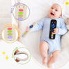 Picture of Hooku 2 Pack Silicone Teethers for Babies 0-6 months, Teething Toys for Babies 6-12 Months, Baby Remote Control Toy, Infant Toys 0-3 months, Sensory Chew Toys, Toddler Newborn Baby Girl Boy Gifts