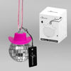 Picture of SPANSEE Pink Disco Ball,Mirror Ornament,Cowboy Hat Accessory, Cute Disco Ball Charm Accessories