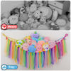 Picture of FIOBEE Stuffed Animals Net or Hammock with LED Light, Toy Hammock Hanging Stuffed Animals Storage Organizer Holder Room Décor for Nursery Kids Bedroom