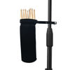 Picture of Drumstick Container Bag, Drum Stick Holder Drumstick Nylon Bag for Drum Set Clamp on Stick Holder Bag Container(black)