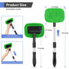 Picture of AstroAI Windshield Cleaner, Microfiber car Window Cleaner with 4 Reusable and Washable Microfiber Pads and Extendable Handle Auto Inside Glass Wiper Kit Green