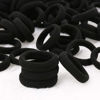 Picture of 200PCS Black Baby Hair Bands - Mini Seamless Toddler Hair Ties - Soft Toddler Hair Ponytail Holders for Kids Girls, 1 Inch in Diameter, Black, by BAOLI