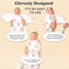 Picture of Bublo Baby Swaddle Sleep Sack with Zipper - Swaddles for Newborns - 3 Pack Organic Baby Swaddles for 0-3 Months - Infant Sleeping Swaddle Sack - Adjustable Swaddle Blanket Wrap Girl, Pink Floral