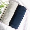 Picture of Bassinet Sheets Fit for Bellababy, Besrey and AMKE 3 in 1 Baby Bassinet(35"x21"),100% Cotton, 2 Pack, Ultra Soft Bassinet Sheet, Gray and Navy Blue