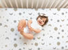 Picture of 100% Organic Cotton Fitted Sheets for Standard Crib and Toddler Mattresses/Pads 28” x 52” and up to 6” Thick. Boys and Girls. Fits, Dream On Me, Lullaby, Safety 1st, Newton, and Other Brands.