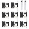 Picture of RV Drawer Latches and Catches, 8 Pack RV Cabinet Door Latches and Catches, 10 LBS Pull Force Latch for RV Camper Motor Trailor Home Office Cabinet Drawer, with Mounting Screws and Double-Sided Tape