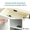Picture of RV Drawer Latches and Catches, 8 Pack RV Cabinet Door Latches and Catches, 10 LBS Pull Force Latch for RV Camper Motor Trailor Home Office Cabinet Drawer, with Mounting Screws and Double-Sided Tape