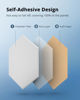 Picture of Hexagon Acoustic Panels, Kuchoow Soundproof Wall Panels Self-Adhesive, 18 Pack High Density Sound Absorbing Panels, 12"X10"X0.4" Acoustic Treatment for Recording Studio Office Home, White