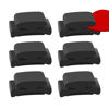 Picture of LinkIdea 6 Pack Rubber Guitar Headstock Pick Holder, Pickholder for Guitar, Bass, Ukulele (Black)