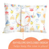Picture of Little Sleepy Head Toddler Pillowcase, 100% Cotton & Hypoallergenic Pillow Case for Toddler Pillow, Snug Fit Envelope Pillowcase, 13x18 Pillowcase, Pilllow Sold Separately (Beach Days)