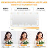 Picture of Car Sun Visor Vanity Mirror: Rechargeable Led Makeup Mirror with 3 Light Modes & Dimmable Touch Screen - Car Mirror Accessories for Women Girl