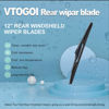Picture of VTOGOI Original Factory Quality Rear Windshield Wiper Blades Replacement For Hyundai Santa Fe 2019-2022,Kia Sedona 2015-2021,Easy To Install 12"(Pack of 1)