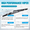Picture of VTOGOI Original Factory Quality Rear Windshield Wiper Blades Replacement For Hyundai Santa Fe 2019-2022,Kia Sedona 2015-2021,Easy To Install 12"(Pack of 1)